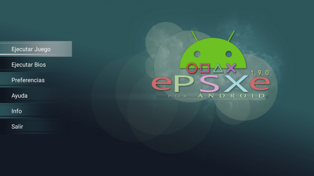 Captura de pantalla de ePSXe