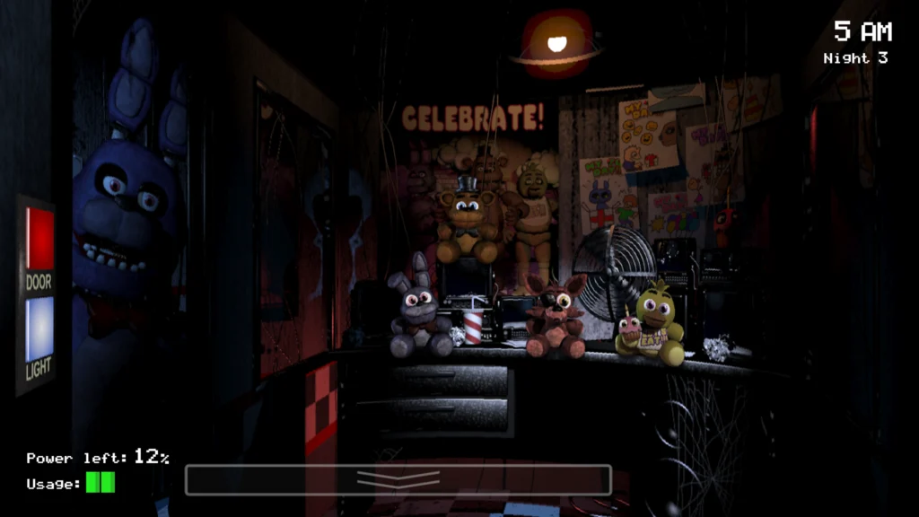 Captura de ecrã de Five Nights at Freddy's
