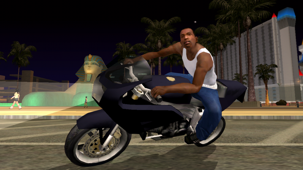 Captura de ecrã de Grand Theft Auto San Andreas