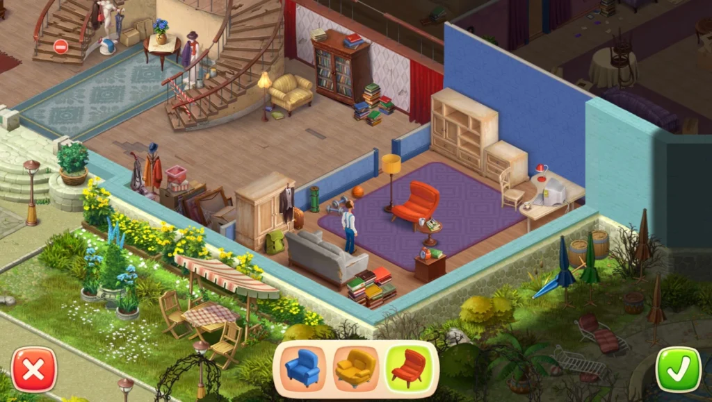 Zrzut ekranu z gry Homescapes