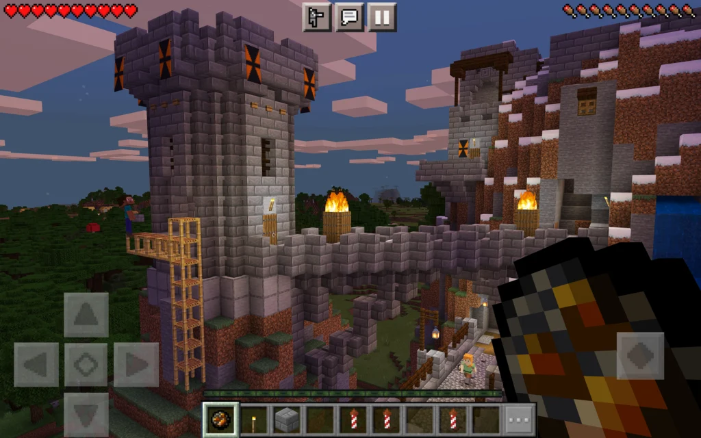 Captura de ecrã do Minecraft